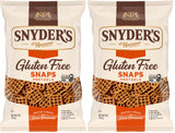 Snyder's of Hanover Gluten Free Snaps Pretzels – Thoughtful Hostess Gift for Dinner Parties, 8 oz Bag