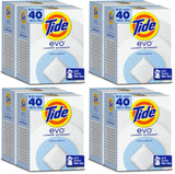Tide evo Free & Gentle Tiles – Quick-Dissolve Laundry Tiles for Efficient Home Office Laundry Routines, 40 Count
