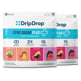 DripDrop Zero Sugar Plus - Thoughtful Birthday Gift for Mom, Doctor-Developed Electrolyte Sticks