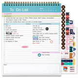 Clean Design To-Do Pad – Neutral Planner Notebook for Less-Is-More Desks and Streamlined Daily Routines, 3-Pack