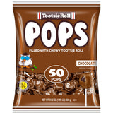 Tootsie Pops Chocolate Hard Candy Lollipops – Peanut-Free Snack for Lunchboxes and Daycare Rewards