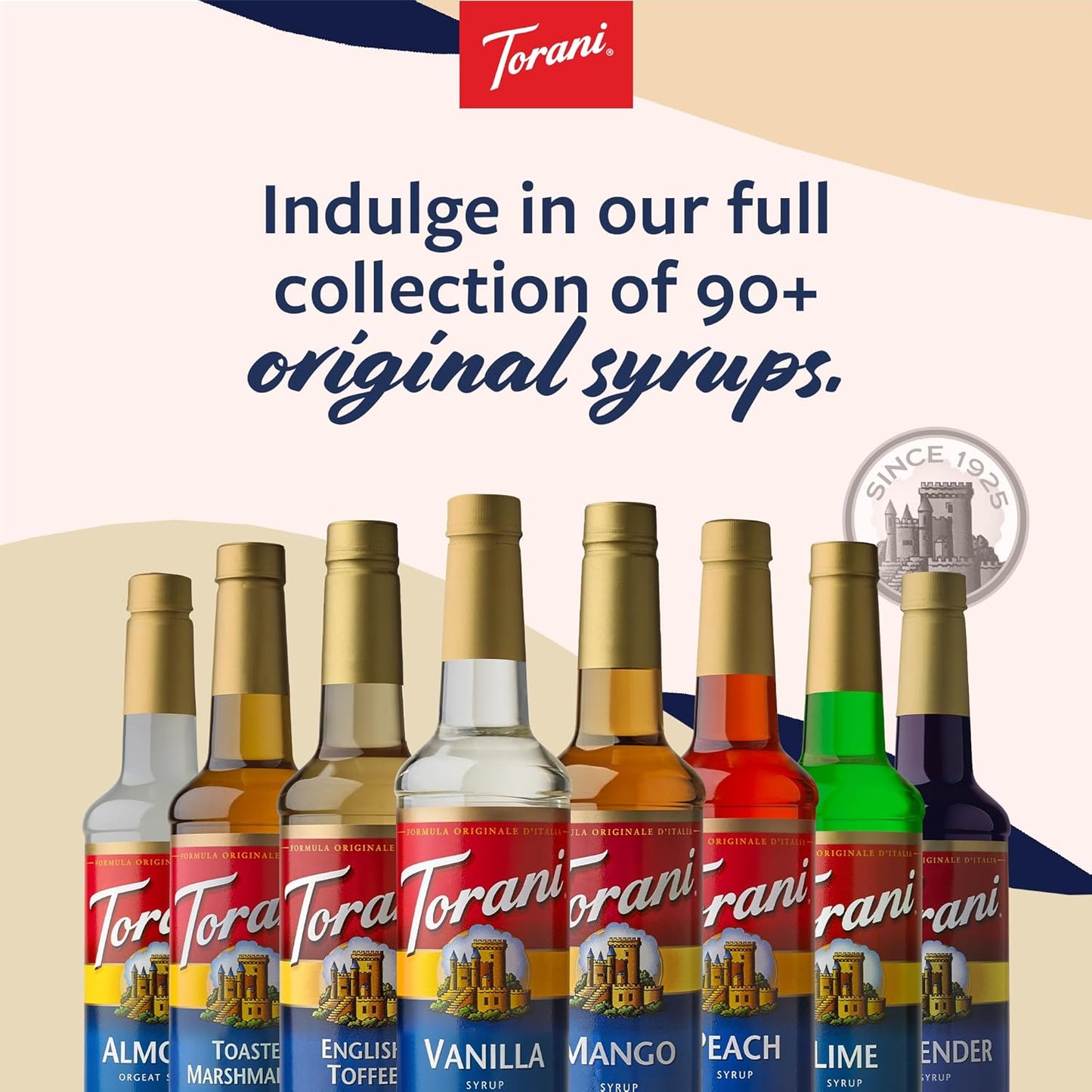 Torani Cane Sugar Vanilla Syrup – Sophisticated Flavoring for Upscale Dessert and Espresso Stations