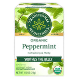 Traditional Medicinals Organic Peppermint Tea – Nightly Self-Care Ritual for Digestive Comfort and Calm