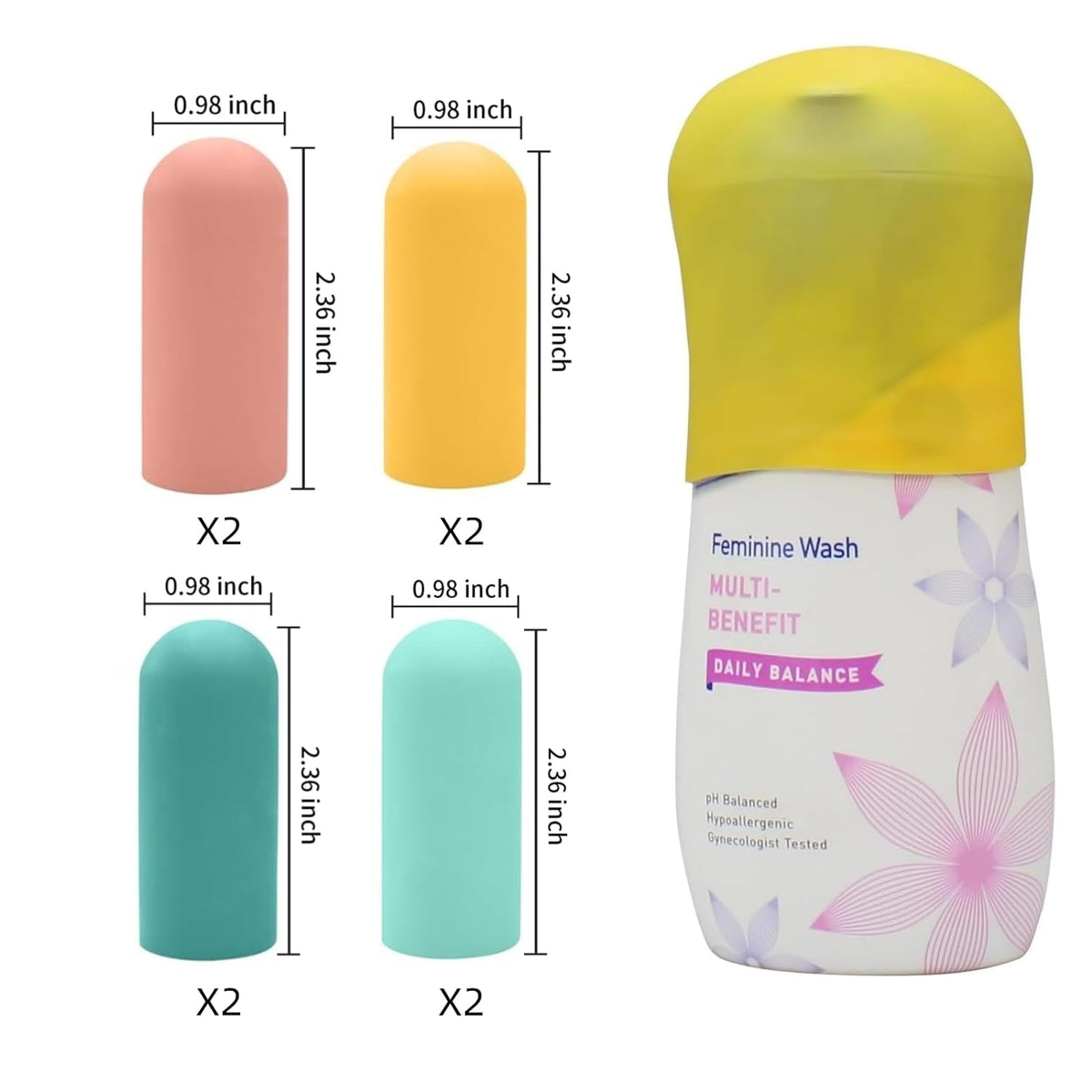 TRANOMOS Travel Size Bottle Protectors – Understated Design for Neutral, Less-Is-More Vacation Packing