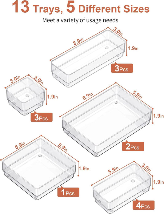 transparent unbreakable plastic body for instant content visibility