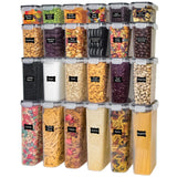 Freshware Kitchen Storage Containers – Practical Birthday Gift for Home Bakers, Airtight Storage Set
