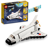 LEGO Creator 3 in 1 Space Shuttle Set – Independent Building Project for Kids to Practice Problem-Solving, Ages 6+