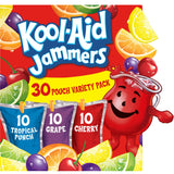 Kool-Aid Jammers Variety Pack – Bulk Lunchbox Drink for Busy Working Parents & Carpool Mornings