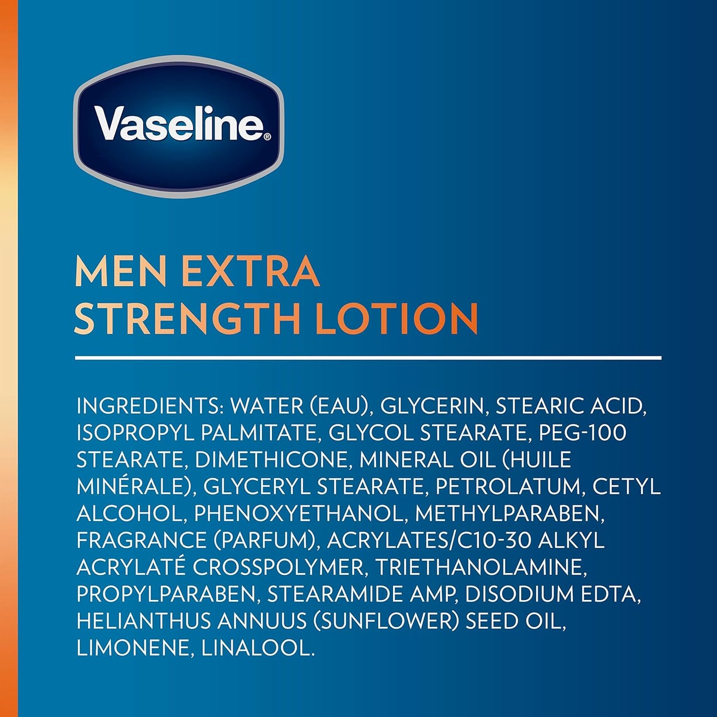 Vaseline 3-in-1 Men's Lotion – Post-Shave Barrier Repair for a Calming Daily Skincare Ritual