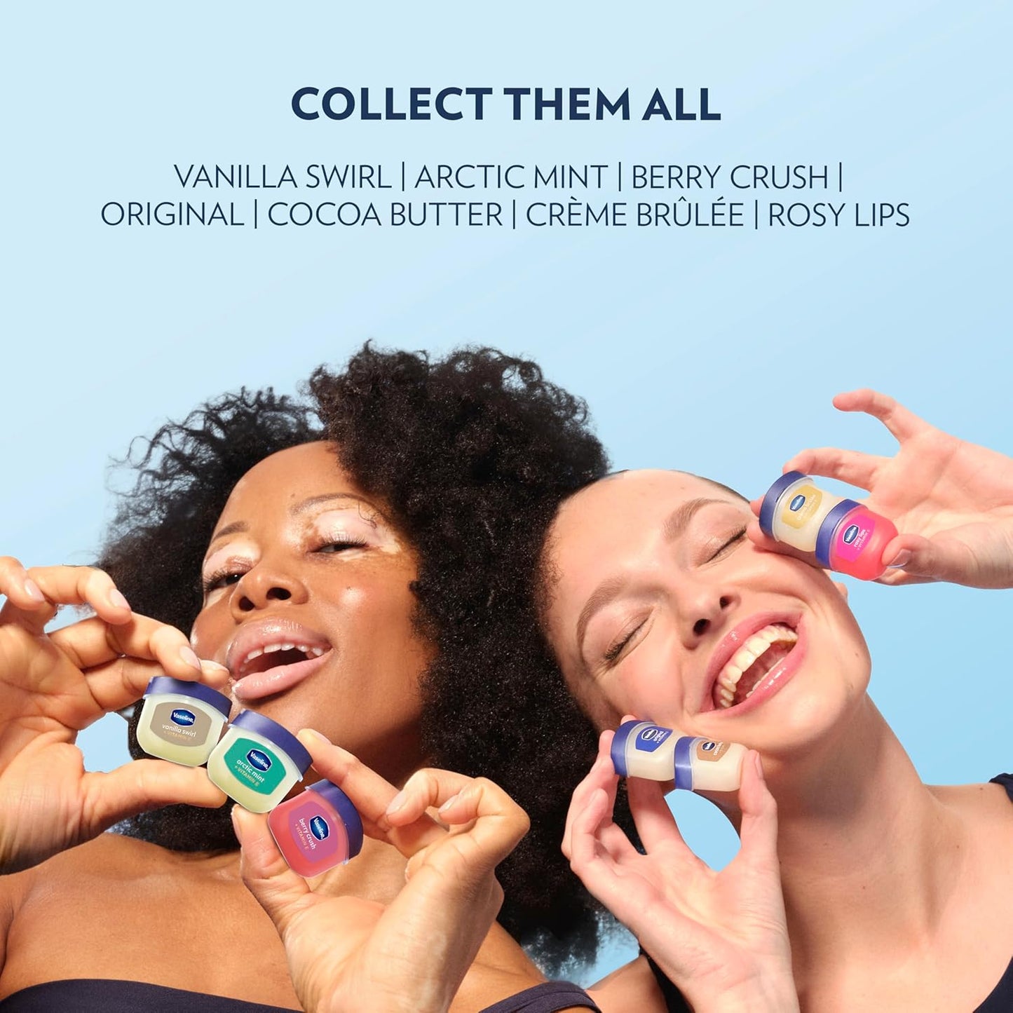Vaseline Lip Therapy Original Mini 2 Pack – Gentle, Fragrance-Free Lip Balm for the Whole Family, 0.5 oz