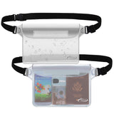 AiRunTech Waterproof Waist Bag – Safe Document Pouch for Airports, Hotels, and Tropical Destinations