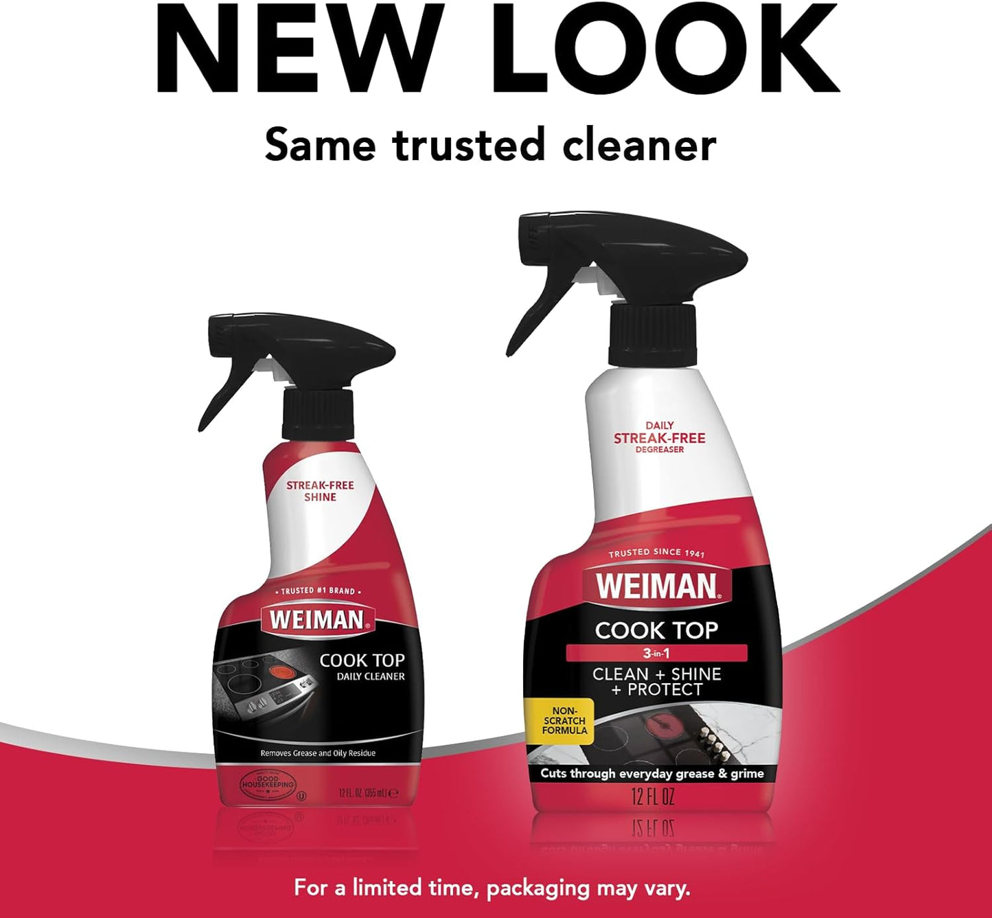 Weiman 2-Pack Cooktop Cleaner and Microfiber Towel – Pristine Ceramic Range Shine for an Elevated Open-Concept Cooking Space