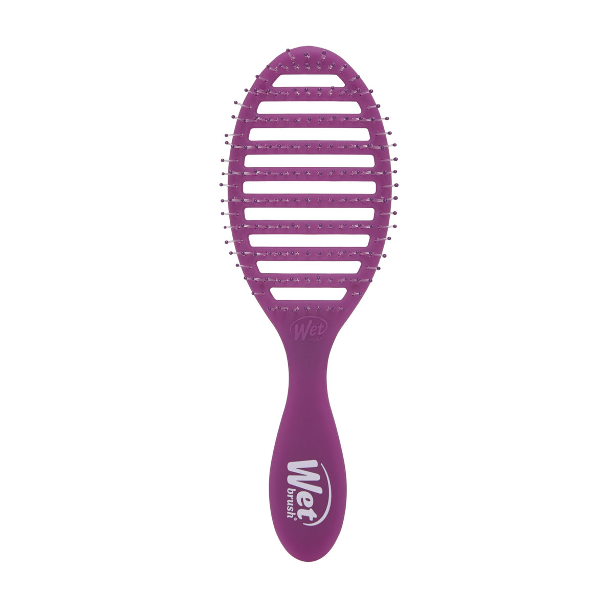 Wet Brush Speed Dry Hair Brush, Purple Frost - Vented Design & Soft HeatFlex Bristles Are Blow Dry Safe - Ergonomic Handle Manages Tangles - Pain-Free Hair Accessories