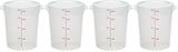 Cambro 4 Quart Container with Lid – Mindful Meal Prep Storage for a Calmer, Healthier Kitchen Routine