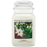 Village Candle Spiced Vanilla Apple Large Jar Candle – Bathroom Counter Decor with Spiced Vanilla Apple Ambiance
