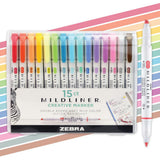 Zebra Pen MILDLINER Dual Tip Highlighters – Study Desk Essential for Students and Teachers Focused on Visual Learning