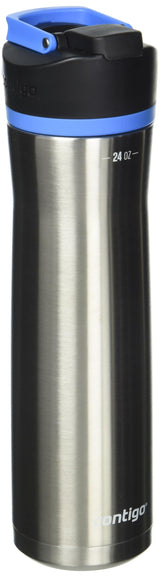 Contigo Cortland Chill 2.0 Stainless Steel Bottle for Active Wellness Routines, 24-Hour Cold Water for Hot Days 24oz
