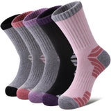 MQELONG Merino Wool Winter Hiking Socks for Women – Cushioned Thermal Socks for Cabin Trips and Trail Treks