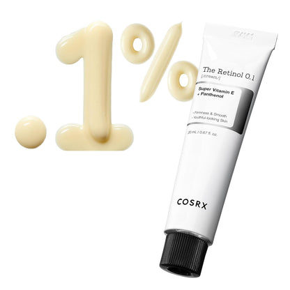 0.1% retinol concentration calibrated for beginners
