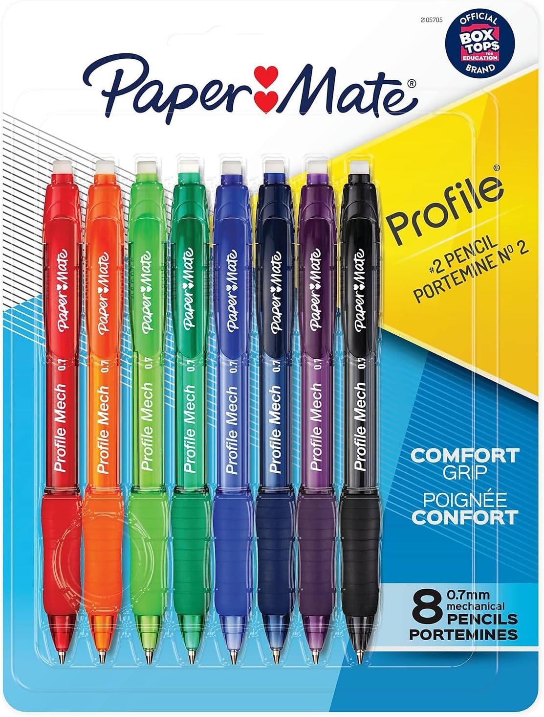 0.7mm medium hb #2 graphite lead suitable for standardized tests