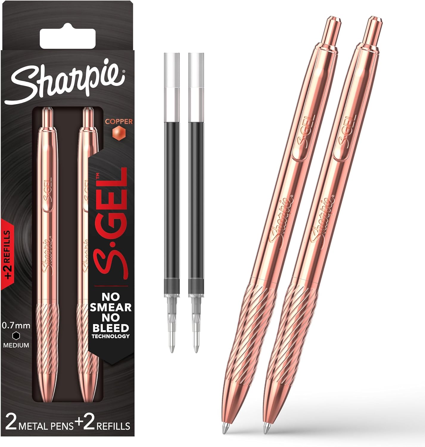 0.7mm medium point for balanced line weight between precision and boldness