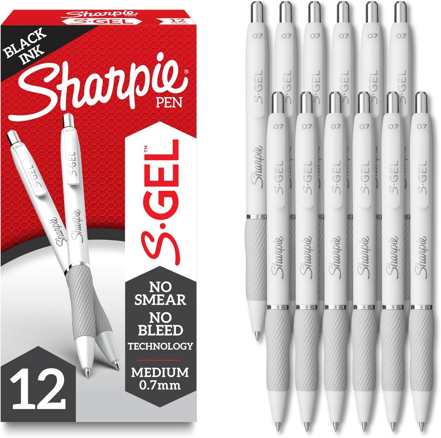 0.7mm medium point tip for a balanced bold line suitable for both writing and detail work