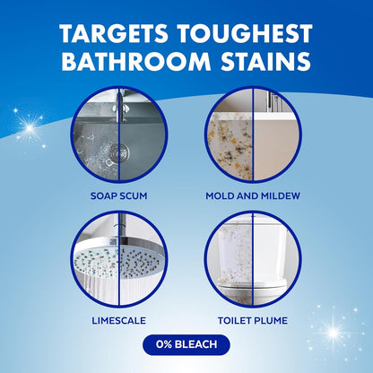 0% bleach formula suitable for regular use and septic systems