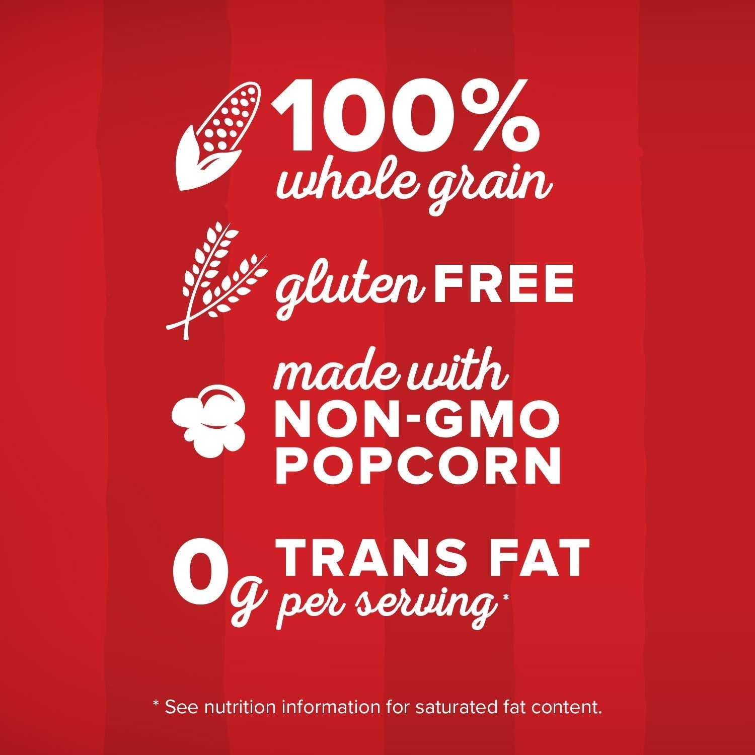 0 grams of trans fat, 100% whole grain, and good source of dietary fiber