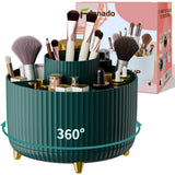 fanado Brush Holder with Crystal Finish – Decorative Countertop Organizer for a Polished Home Atmosphere