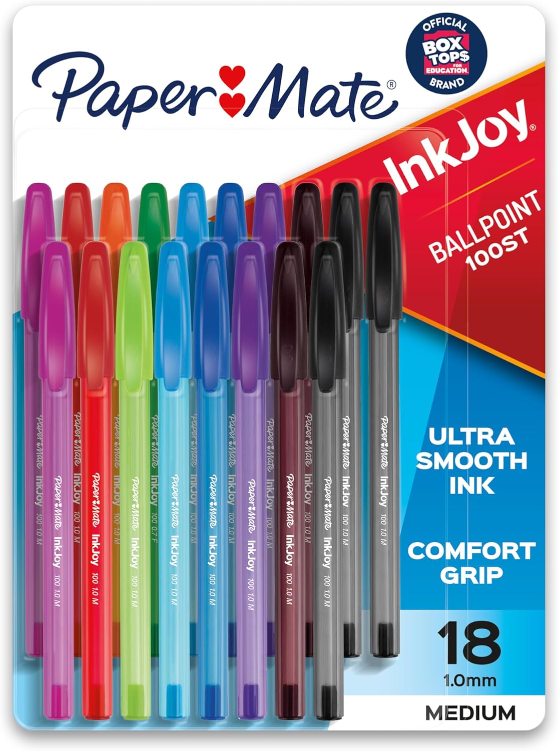 1.0mm medium-point ballpoint tip