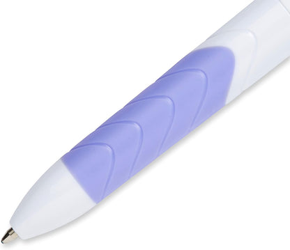 1.0mm medium point ballpoint tip for clean, consistent lines