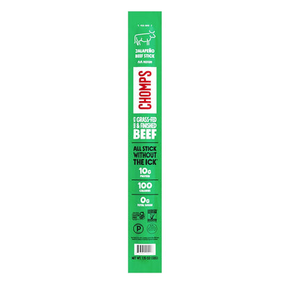 1.15 oz individually portioned grass-fed and finished beef stick