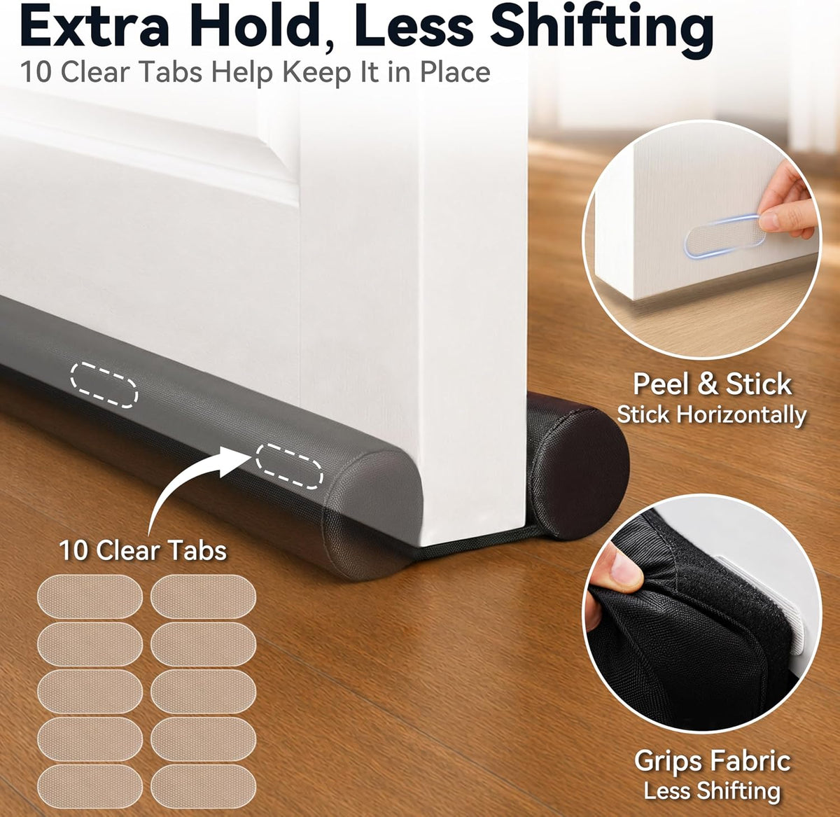 1.5 kg weighted construction for stable contact with the floor