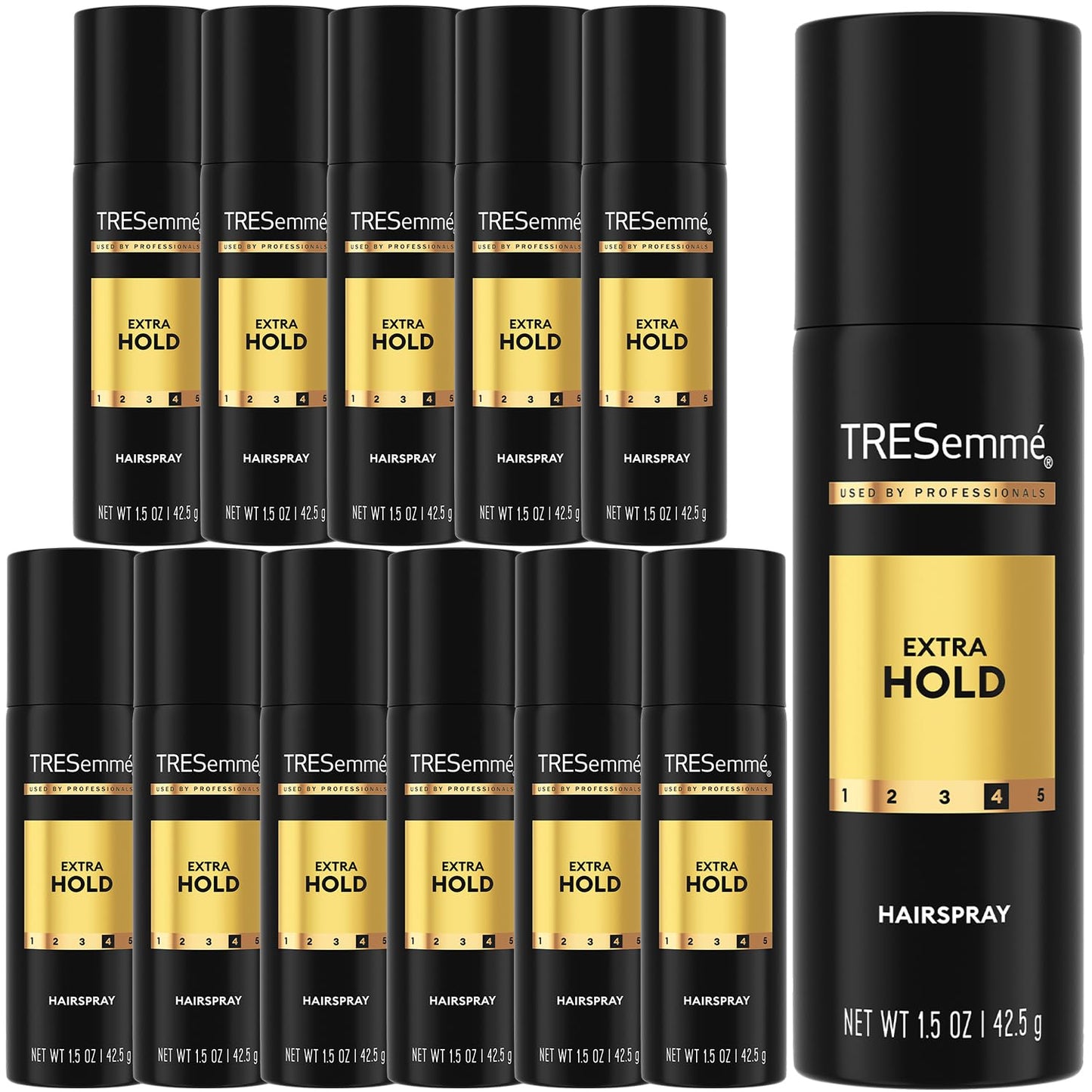1.5 oz travel-size aerosol cans available in 12-pack and 24-pack configurations