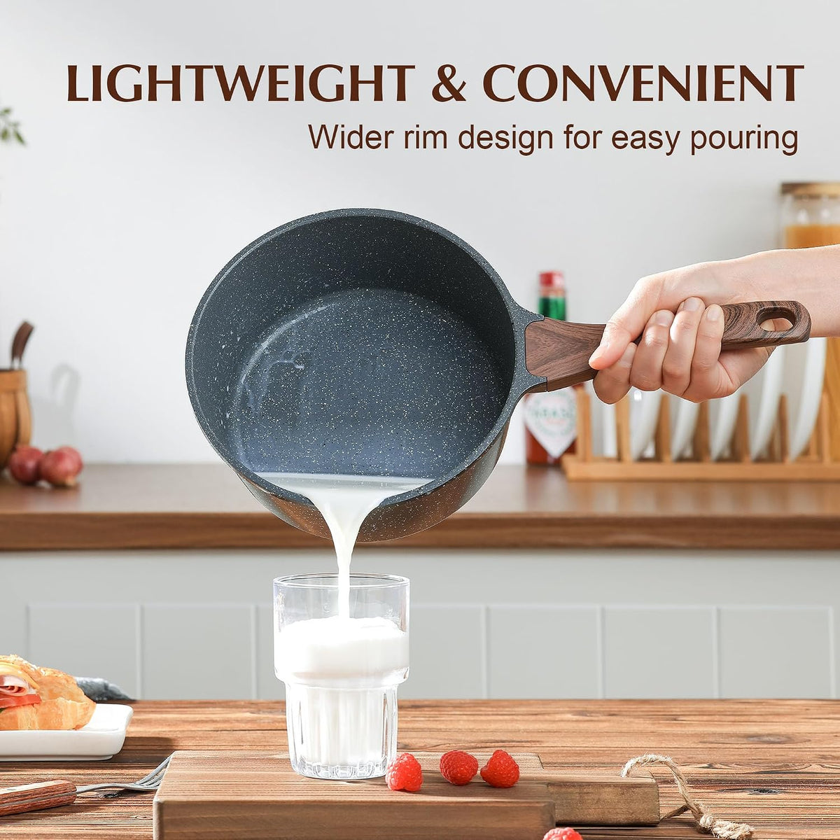 1.5-quart capacity (6.3" diameter, 3.4" depth) tailored for 1-2 person portions