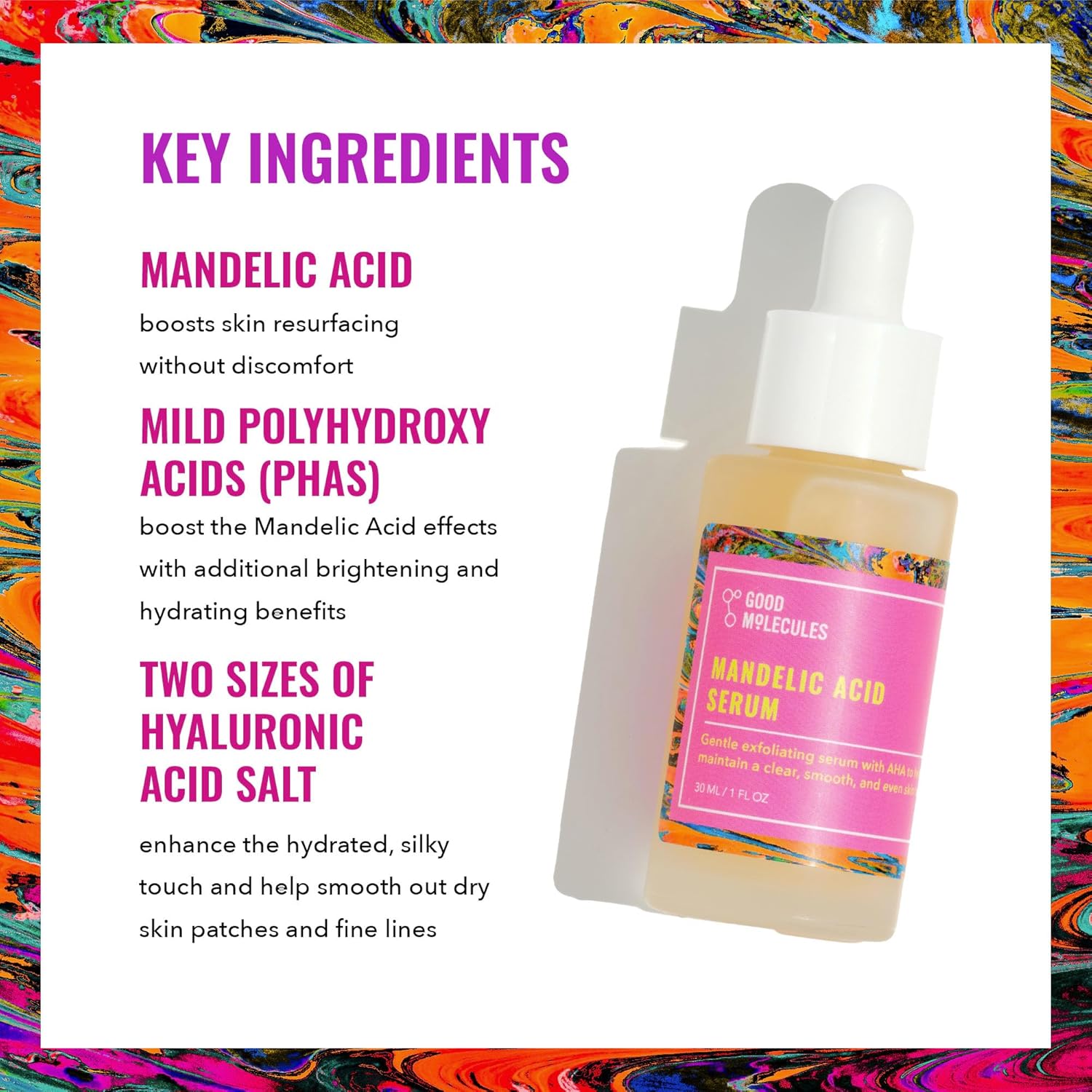 1% gluconolactone (pha) for mild, antioxidant-rich exfoliation