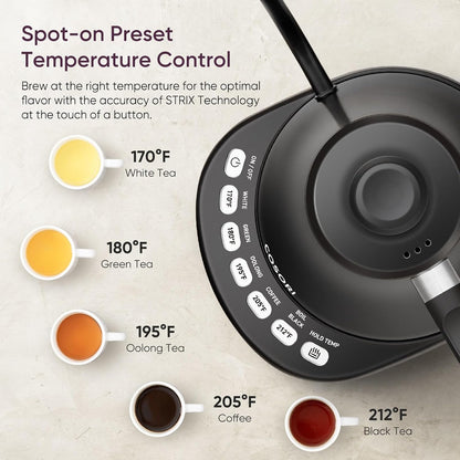 1-hour hold temp keep-warm function with ±5°f accuracy