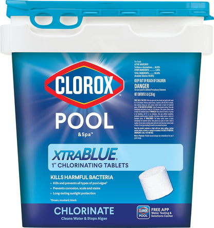 1-inch slow-dissolving chlorinating tablets for steady, long-lasting chlorine release