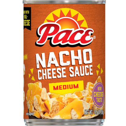 10.5 oz shelf-stable can with smooth, pourable cheese consistency