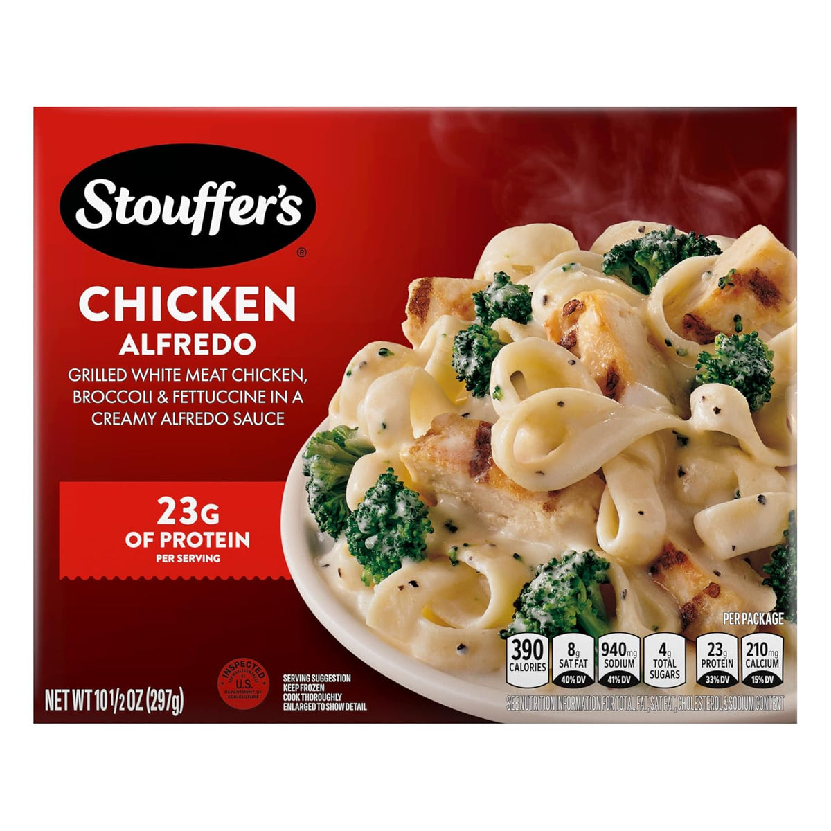 10.5 oz single-serving frozen format
