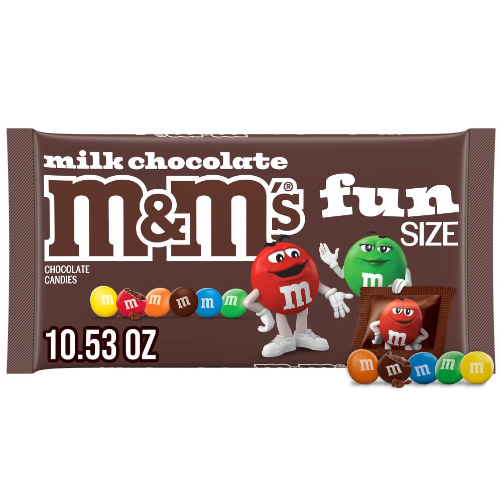 10.53-ounce bulk bag with multiple individually wrapped fun-size pouches