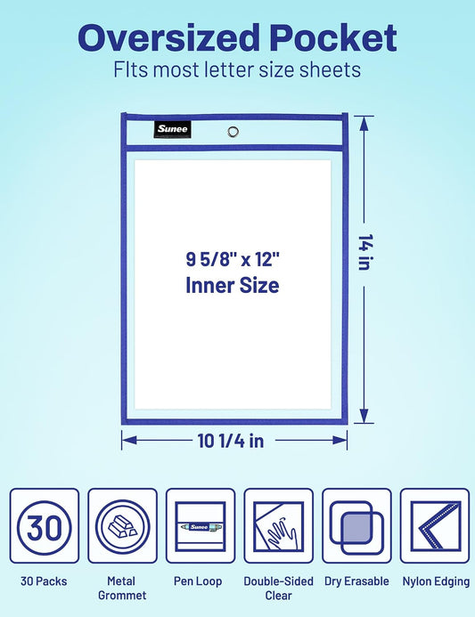 10 assorted colors per pack for color-coding and visual organization