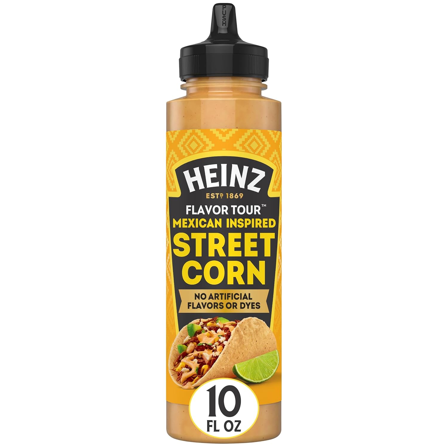 10 fl oz plastic squeeze bottle designed for controlled drizzling