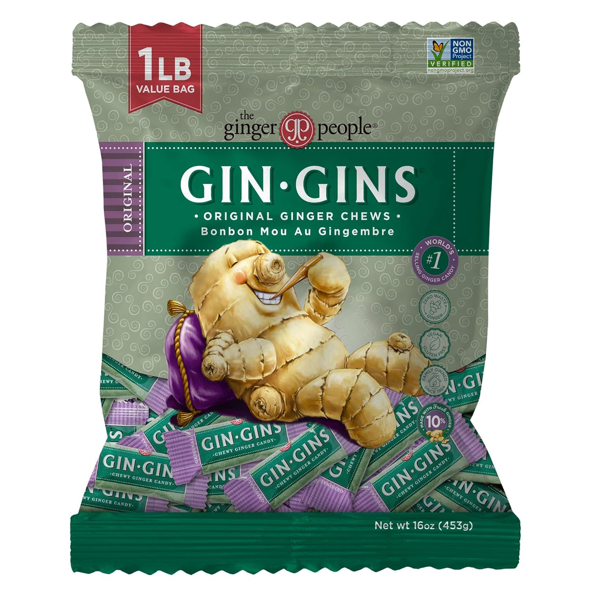 10% fresh ginger content — highest in the category