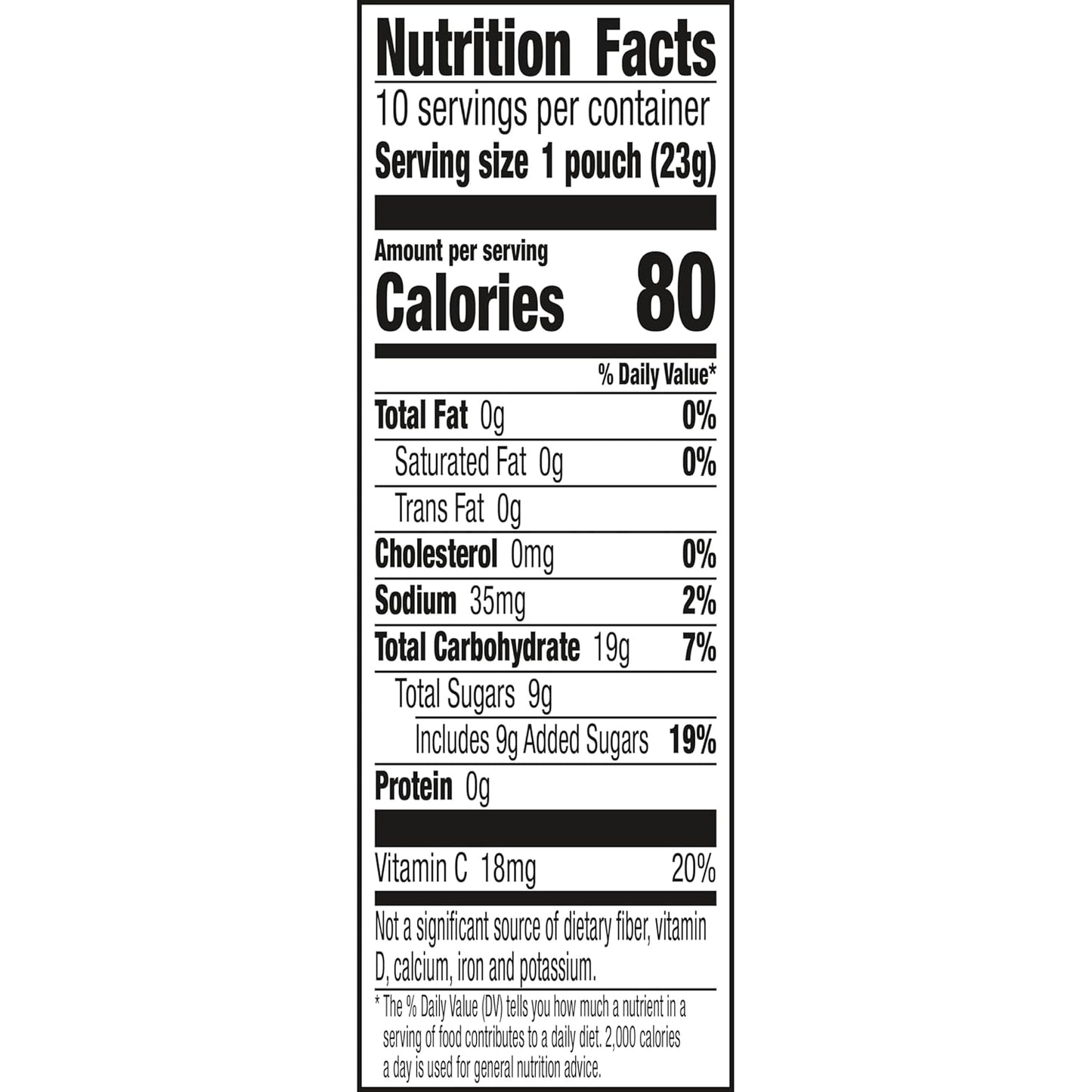 10 individually sealed 0.8 oz treat pouches