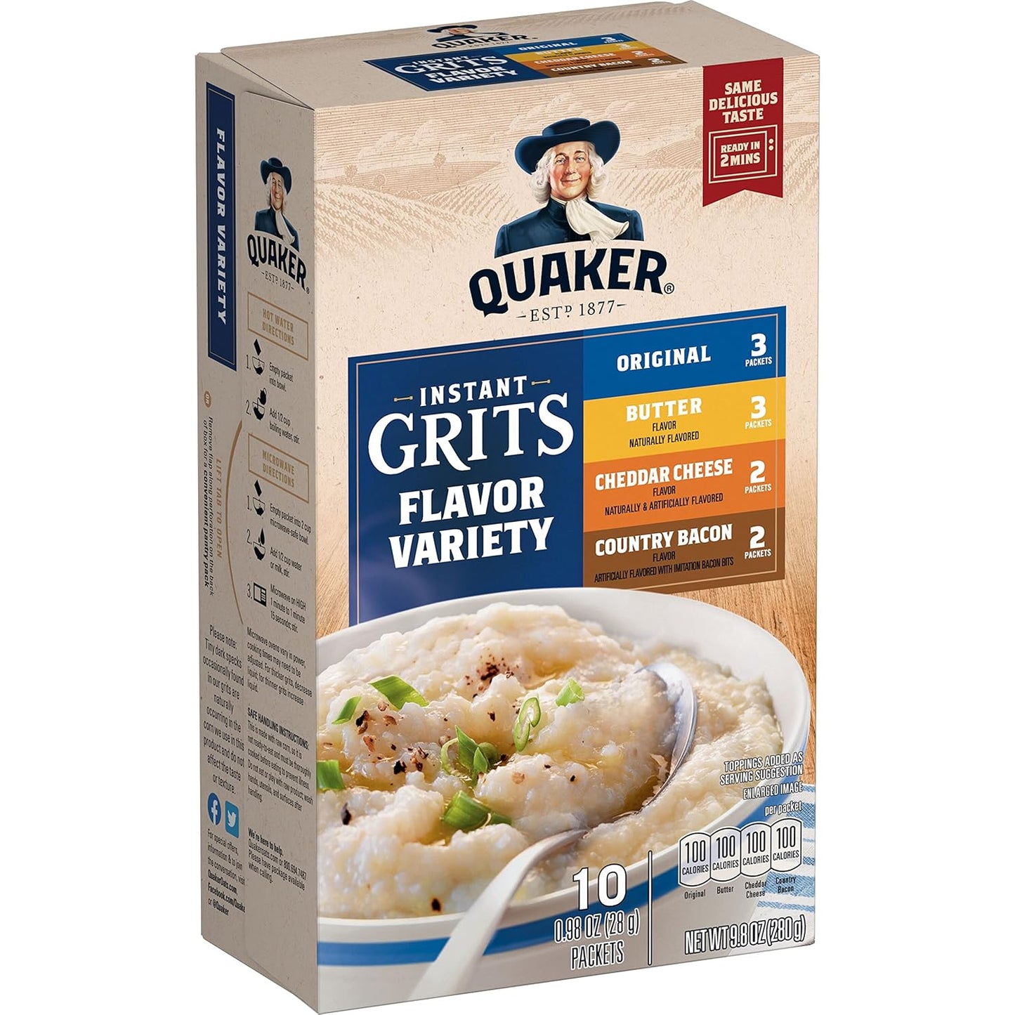 10 individually sealed 0.98oz single-serve packets