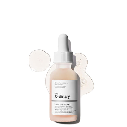 10% lactic acid (aha) for surface exfoliation