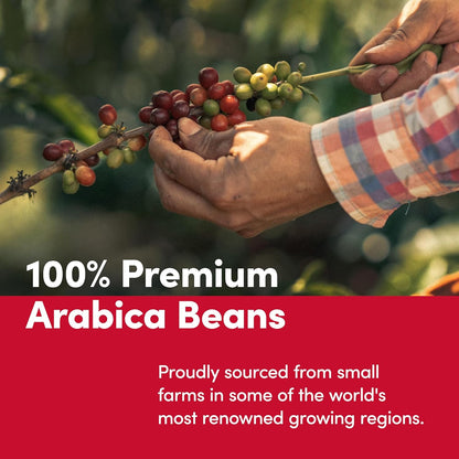 100% arabica coffee from central and south america