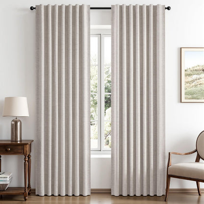 100% blackout lining that fully blocks natural light and filters uv rays