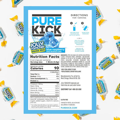 100% daily value of vitamins b3, b5, b6, b7, and b12 per serving